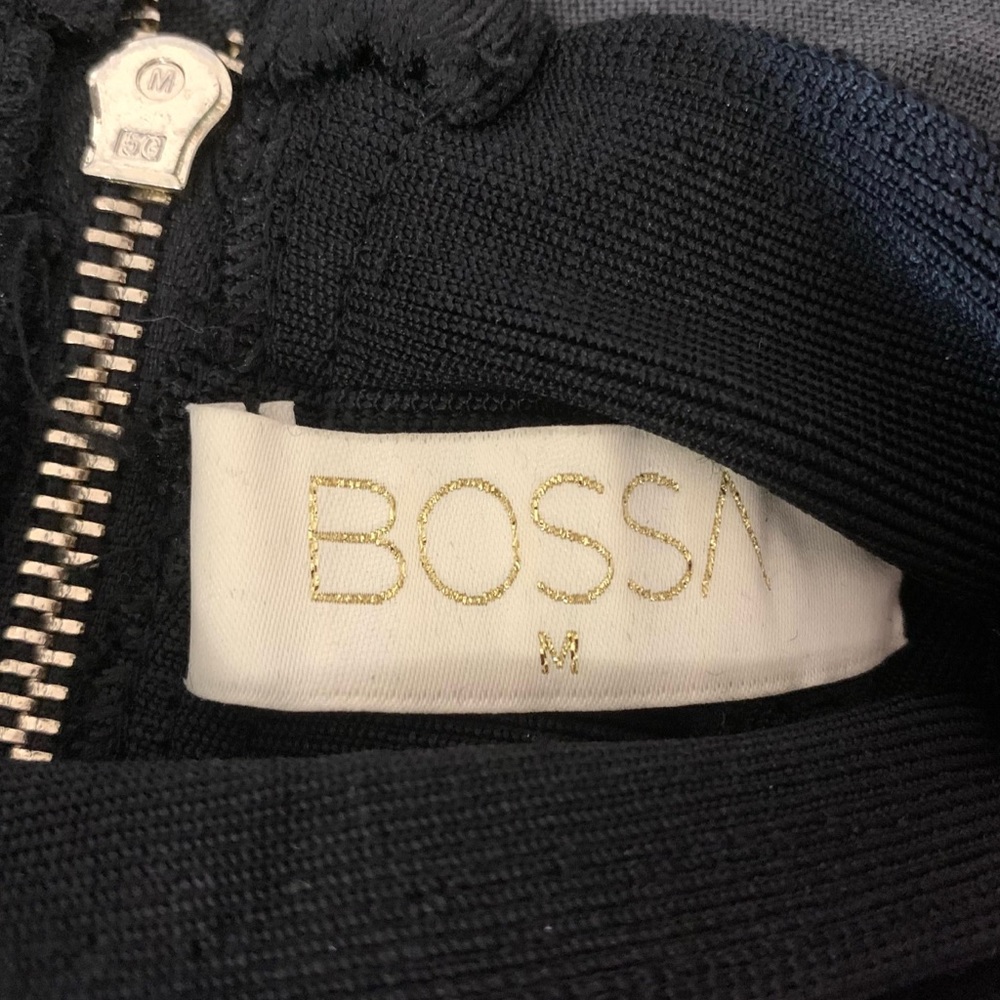 Super Sexy Bossa Black Medium Catania Bandage Crop Top with Cut Outs - Picture 8 of 9